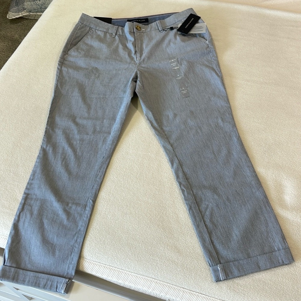 Tommy Hilfiger Women’s Hampton Stretch Slim Chino Sz 8 NWT